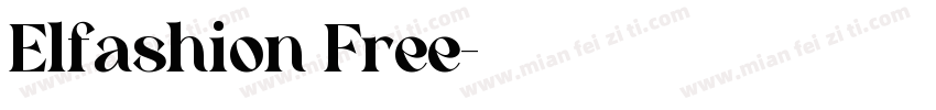 Elfashion Free字体转换